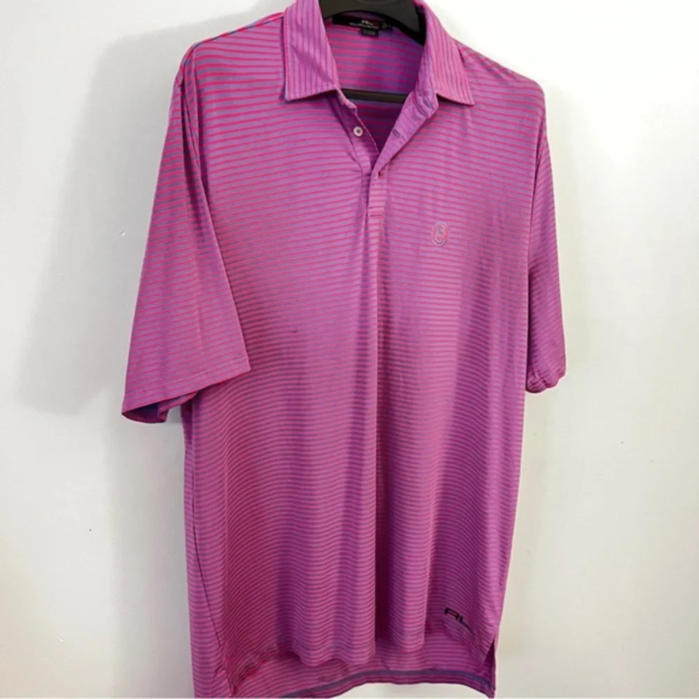 Ralph Lauren Pink Polo Shirt Performance Knit